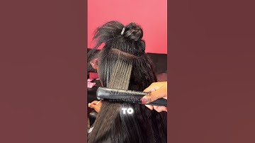 4C Hair with K-Tip Extensions | St. Louis Luxury Extensions
