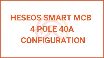 SMART MCB 4 POLE 40A CONFIGURATION