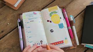 Planner Randomness Hobonichi Weeks Sweet Freckled Designs Weekly Diary Sterling Ink Weeks Notebook