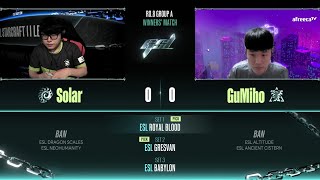 [2023 GSL S2] Ro.8 Group A Match3 Solar vs GuMiho