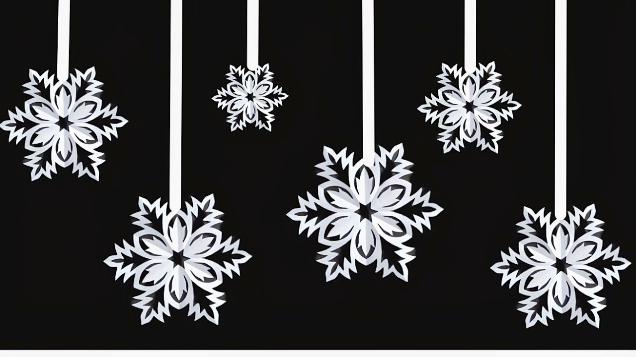Paper Snowflakes ️‼️How To Make Snowflakes‼️Diy Christmas Decoration ...