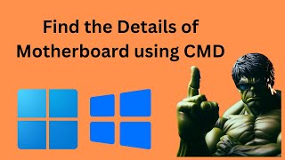 how to find the details of motherboard on windows 11 or 10 pc using cmd | gearupwindows tutorial