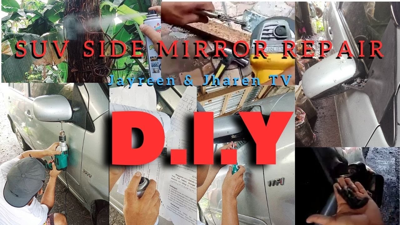 DIY SUV side mirror repair / Paano mag D.I.Y ng nasirang side mirror ng