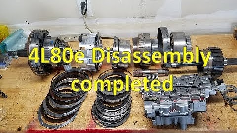 4L80e rebuild Part 3 - Fully disassembled in 4K!