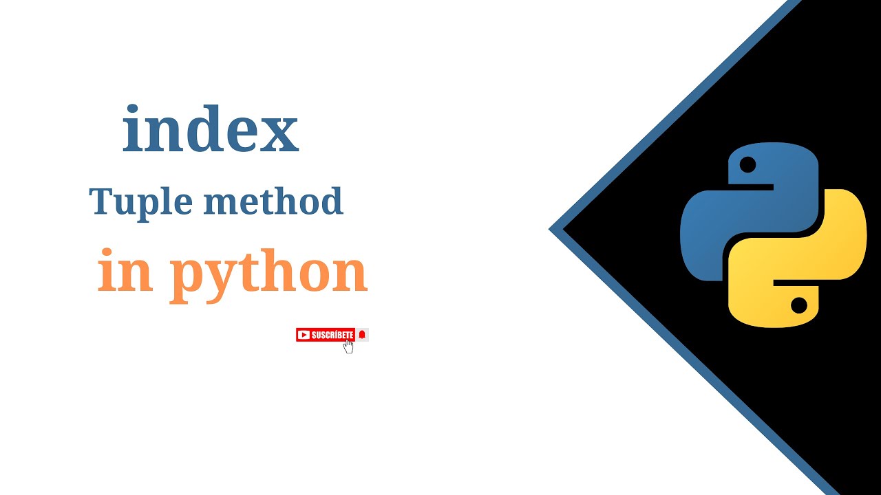(RK) Tuple index() method in python - YouTube