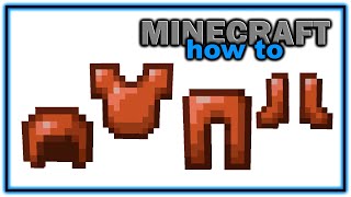 Copper Armour and Comparing It to the Rest | Easy Minecraft Tutorial