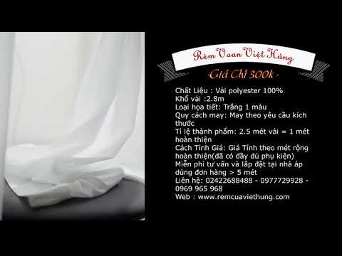 Video Rèm voan đẹp - youtube