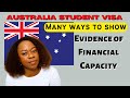 PROOF OF FUNDS for Australia STUDENT VISA - Single & Family Applicants (Updated Video)