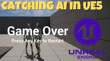 Player Catching AI UE5.1 | Unreal Simple Enemy AI 3 of 3