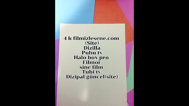 Film önerileri,uygulamaları ve sitesi (ücretsiz)