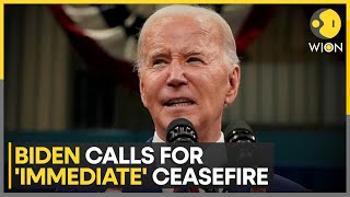 Israel war: Biden calls for ceasefire in Gaza during phone conversation with Netanyahu | WION