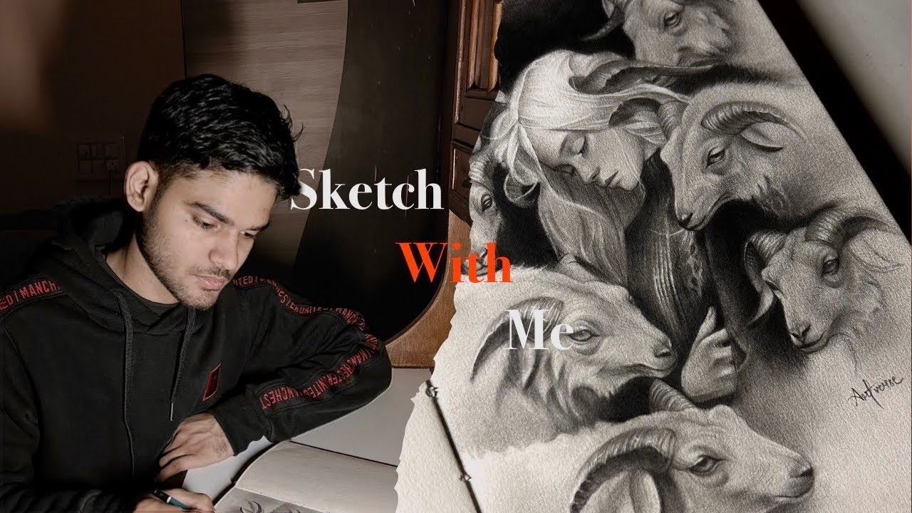 Sketch with me/ Shading process - YouTube
