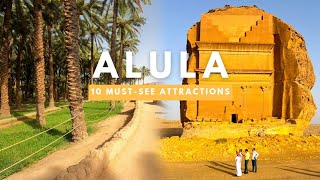 Discover AlUla: Top 10 Must-See Attractions in Saudi Arabia's Hidden Gem [4K] Ultra HD