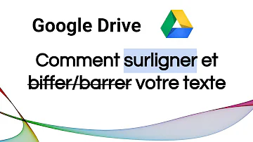 Comment barrer du texte Google Doc ?