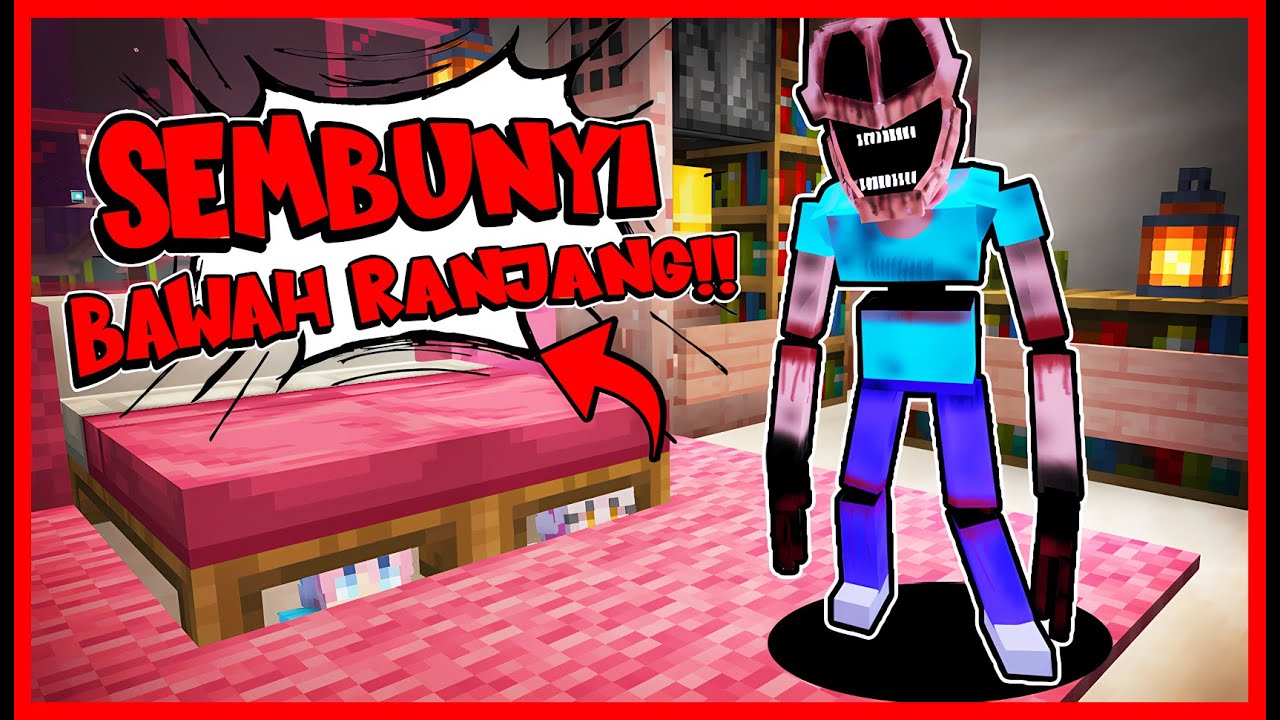 ATUN & MOMON BERSEMBUNYI DIBAWAH RANJANG DARI MIMICER !! Feat