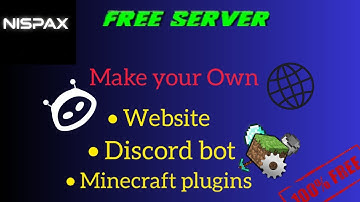 Make your own custom discord bot, website and minecraft plugins for free 😱 