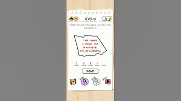 Brain Test 2 : Tricky Stories, Agent Smith Level 10 Answer