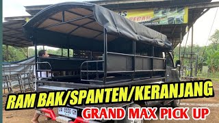 Grand Max Pick Up Modifikasi Pasang Ram Bak Untuk Angkutan