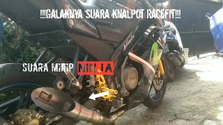 Test Sound!!  suara knalpot 'Racefit 'di vixion new || knalpot galak