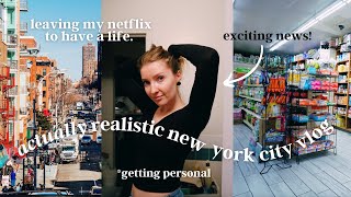 I tried being social in New York City for once (instead of in bed by 8:30)