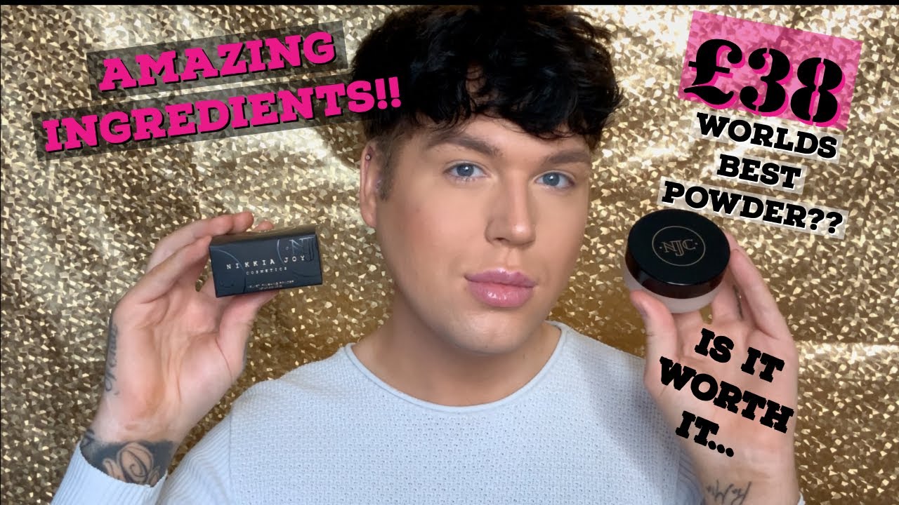 BEST POWDER IN THE WORLD? Nikkia Joy Cosmetics setting powder