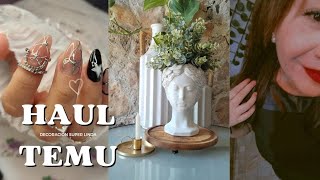 Haul TEMU | Decoración de mi Jardin | compras para el Hogar | Joyeria Temu