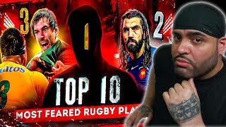 AMERICAN REACTS Top 10 Most Feared Rugby Players Ever | Physicality, Brutality & Aggressiveness