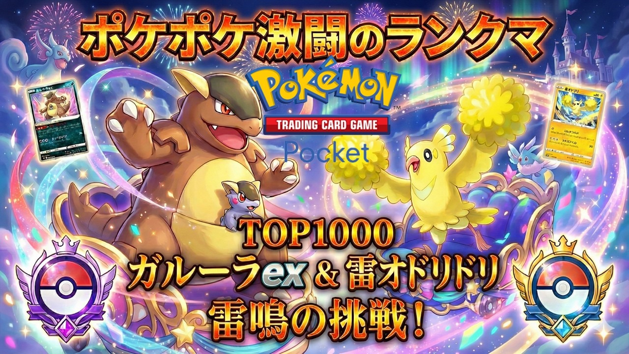 ポケポケ ランクマ 2000ptを目指す【初見さん大歓迎】#縦型配信 　#shorts #Pokémon Trading Card Game Pocket