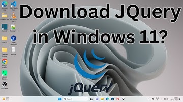 How to Download jQuery in Windows 11?