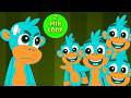 Five Little Monkeys Remix 🐒🎶 [2 MIN LOOP] Fun Beat Nursery Rhymes for Children &amp; Kids Songs