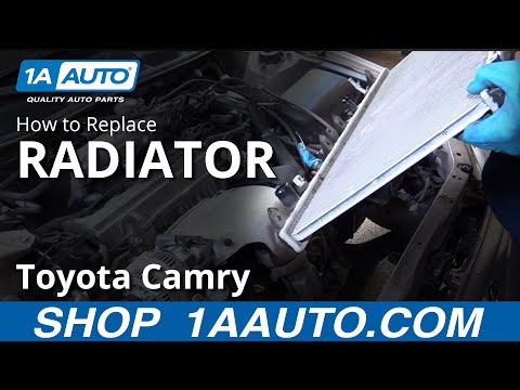 How to Replace Install Radiator 1997-01 Toyota Camry