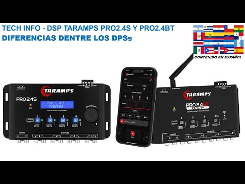 TECH INFO - DIFFERENCES BETWEEN THE TARAMPS PRO2.4BT AND PRO2.4S
