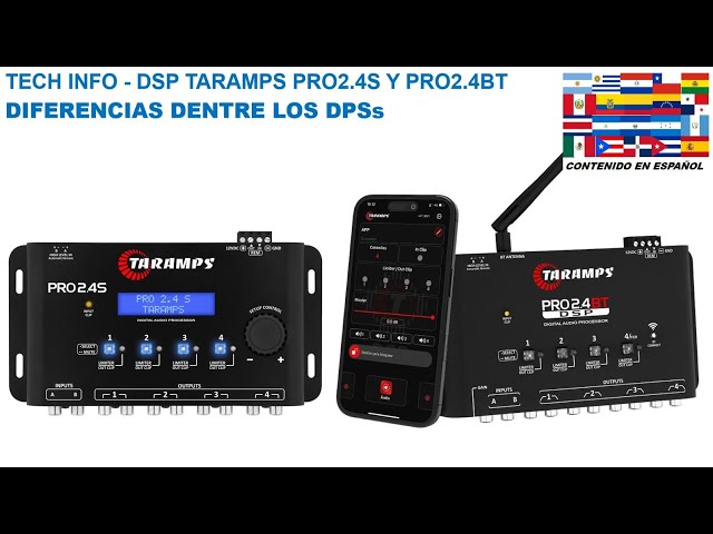 PRO2.4S TARAMPS プロセッサー デジタル クロスオーバー 4ch PRO2.4S TARAMPS プロセッサー デジタル クロスオーバー 4ch