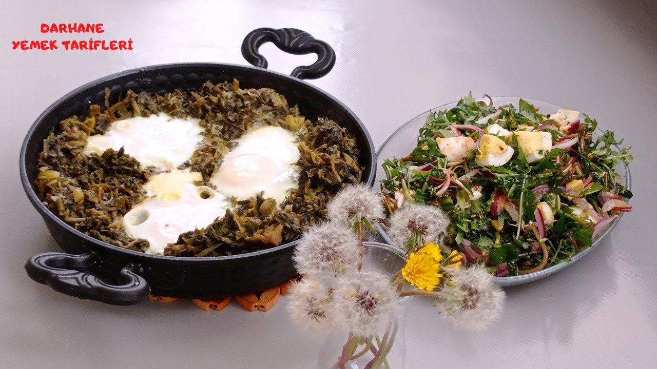 DOĞADAN ŞİFALI OTLARIN YEMEĞİ/KARAHİNDİBA SALATASI NASIL YAPILIR?Girit ,Radika salatası tarifi