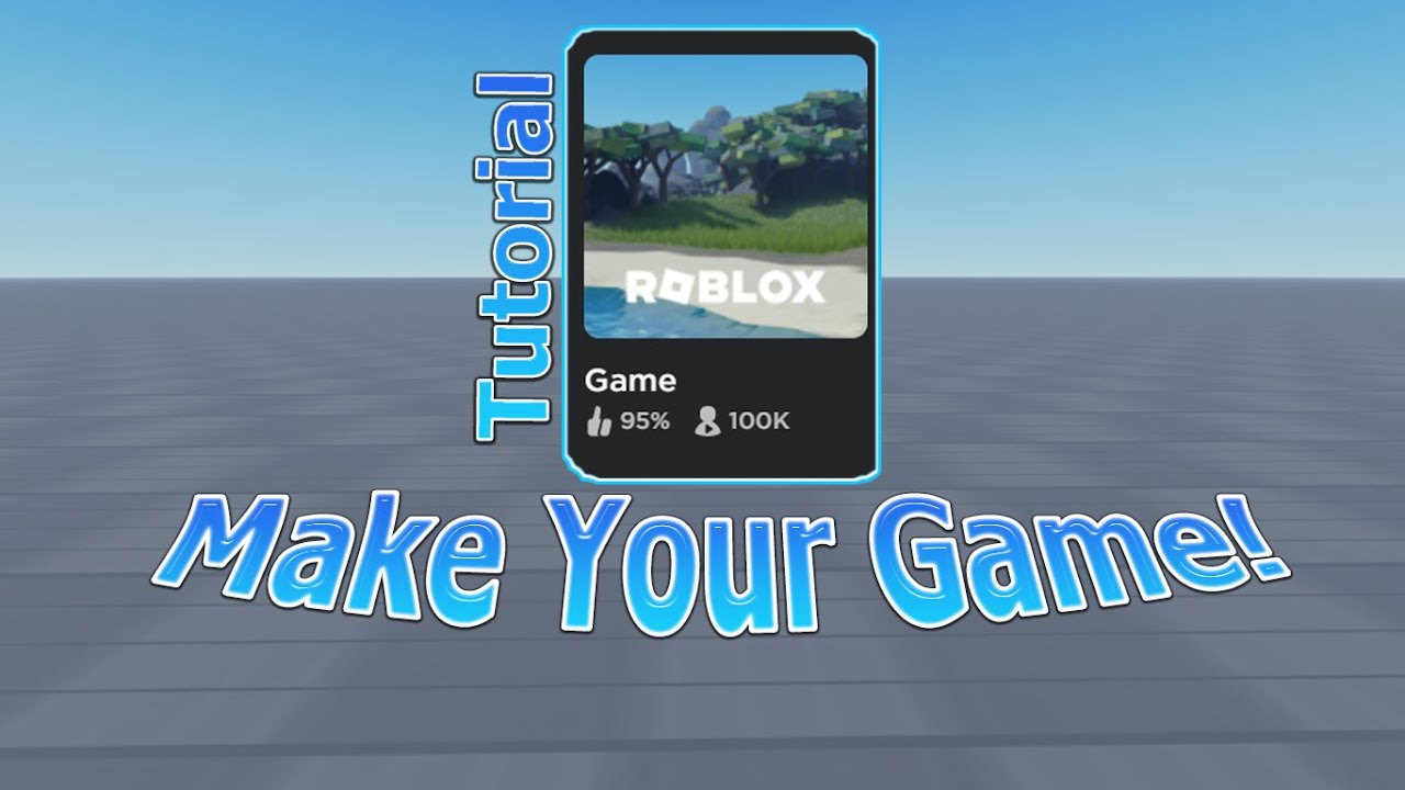 how-to-make-game-and-public-it-i-roblox-studio-roblox-youtube