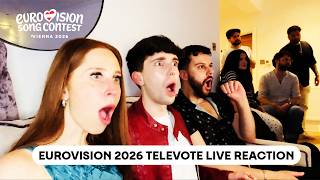 OUR REACTION TO EUROVISION 2026 FINAL TELEVOTES