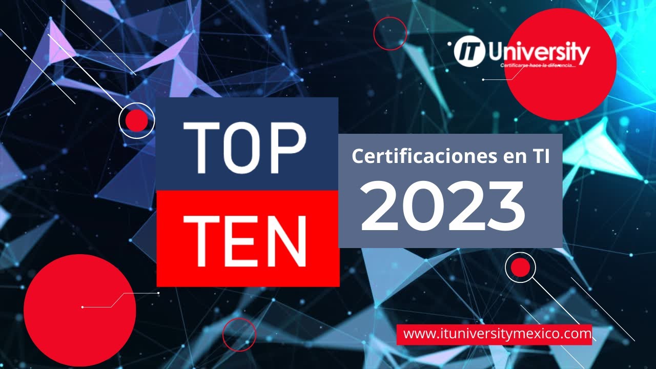 TOP TEN Certificaciones de TI en 2023 - YouTube