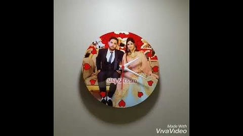 Personalised wall clocks..