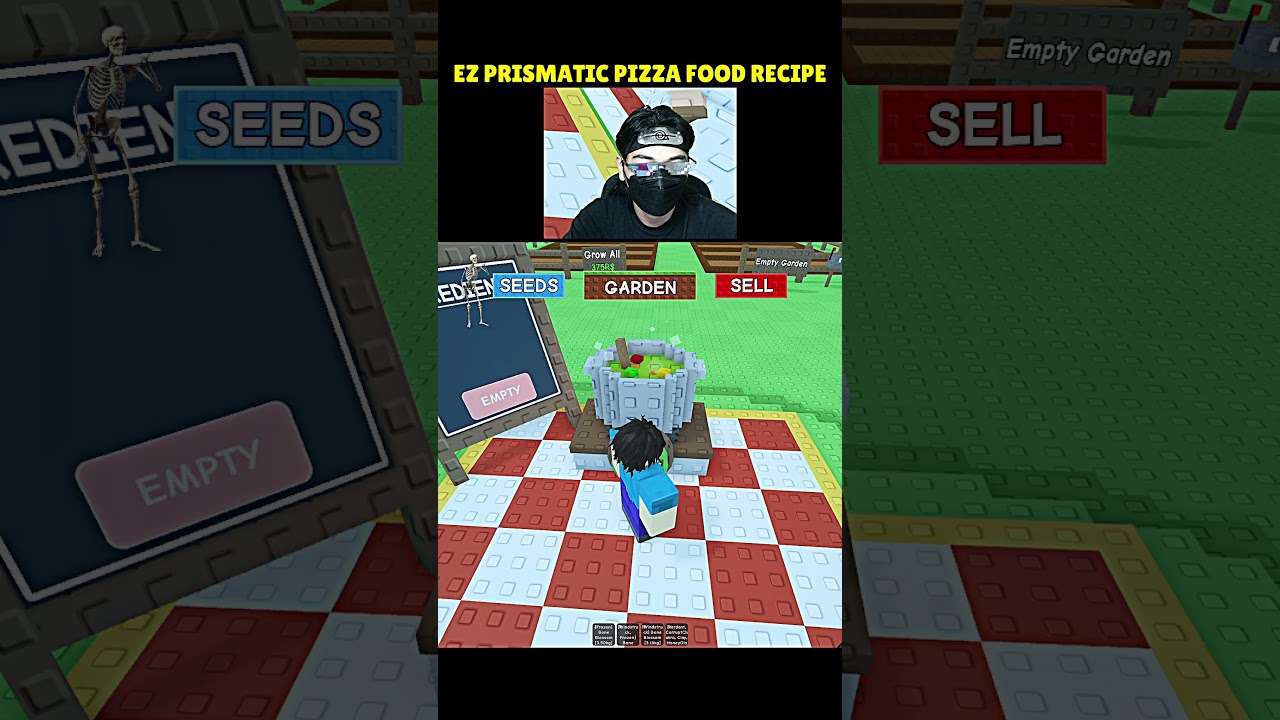 Ez Big Prismatic Pizza Food Recipe at Grow a Garden Cooking Update