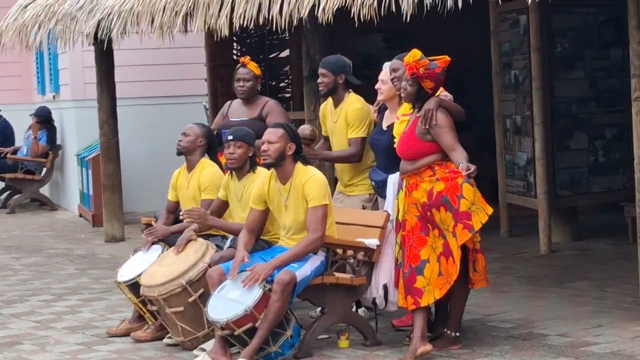 Senior Citizen with Local Dancer