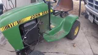 John Deere 116 Deck Belt Installation