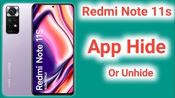 How to hide & unhide app in Redmi note 11s | mi note 11s hide app | mi note 11s app hide