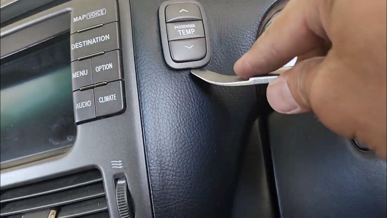 Lexus LS430 Radio Removal - YouTube