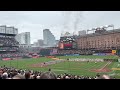 04072023 opening day baltimore orioles vs yankees at camden yards national anthem world famous o