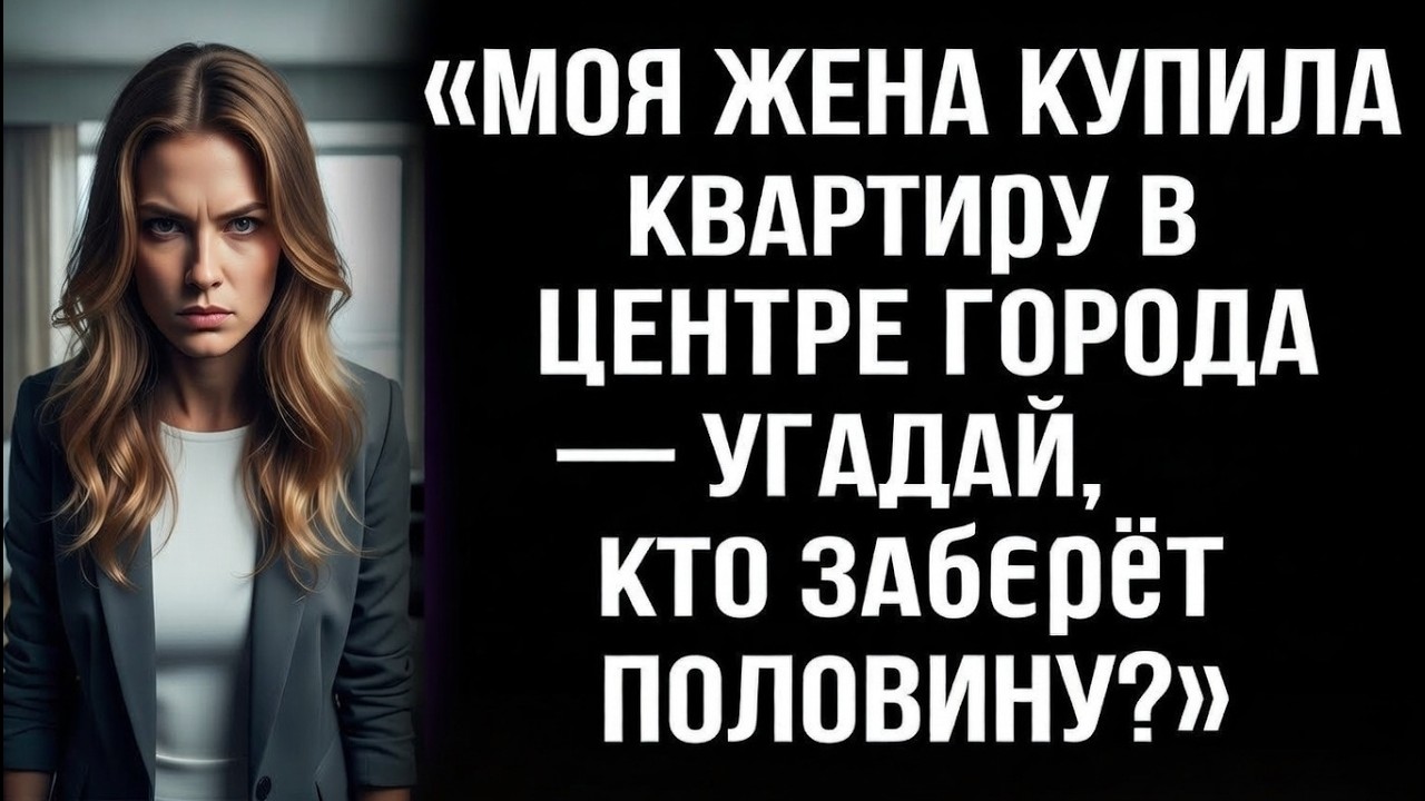 «Моя жена купила квартиру в центре города — угадай