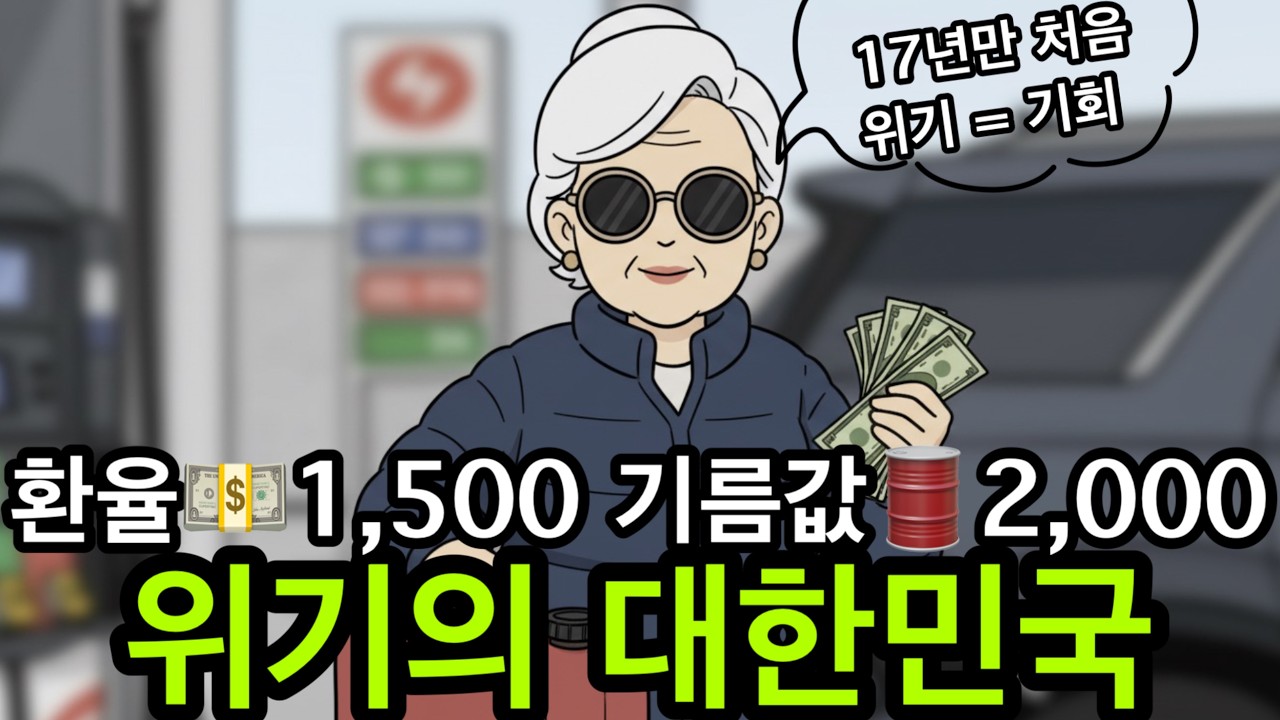 유가 2000 환율 1500 시대 (위기의 대한민국) 인플레이션 시작