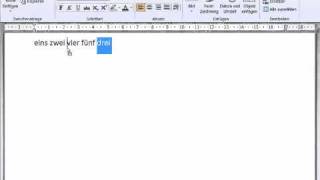 erweiterte Korrektur in Word Pad.avi