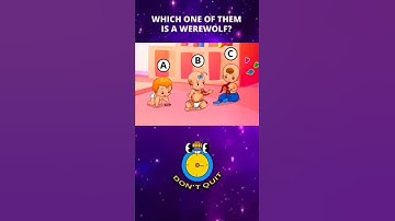 Which one of them werewolf #quiz #pubquiz