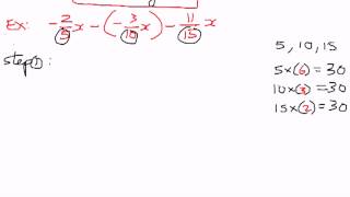 Variable Expressions -- Simplifying Example 2