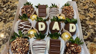 Father’s Day Chocolate Covered Strawberries